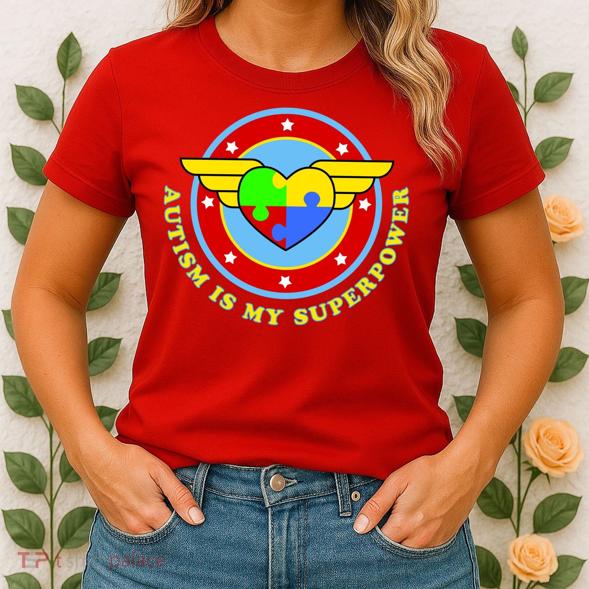 Super Woman Autism Is My Superpower Women's T-Shirt