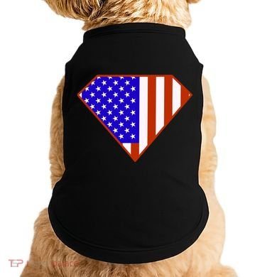 Superhero American Hero Flag Doggie Tank