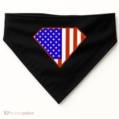 Superhero American Hero Flag USA-Made Doggie Bandana