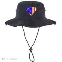 Superhero American Hero Flag Bucket Hat thumb 0