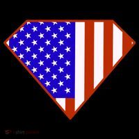 Superhero American Hero Flag Bucket Hat thumb 4
