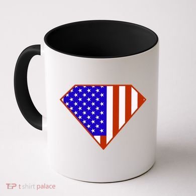 Superhero American Hero Flag Coffee Mug