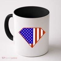 Superhero American Hero Flag Coffee Mug thumb 0