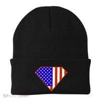 Superhero American Hero Flag Beanie thumb 0