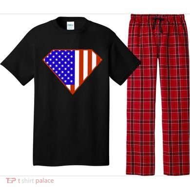 Superhero American Hero Flag Pajama Set