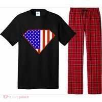 Superhero American Hero Flag Pajama Set thumb 0