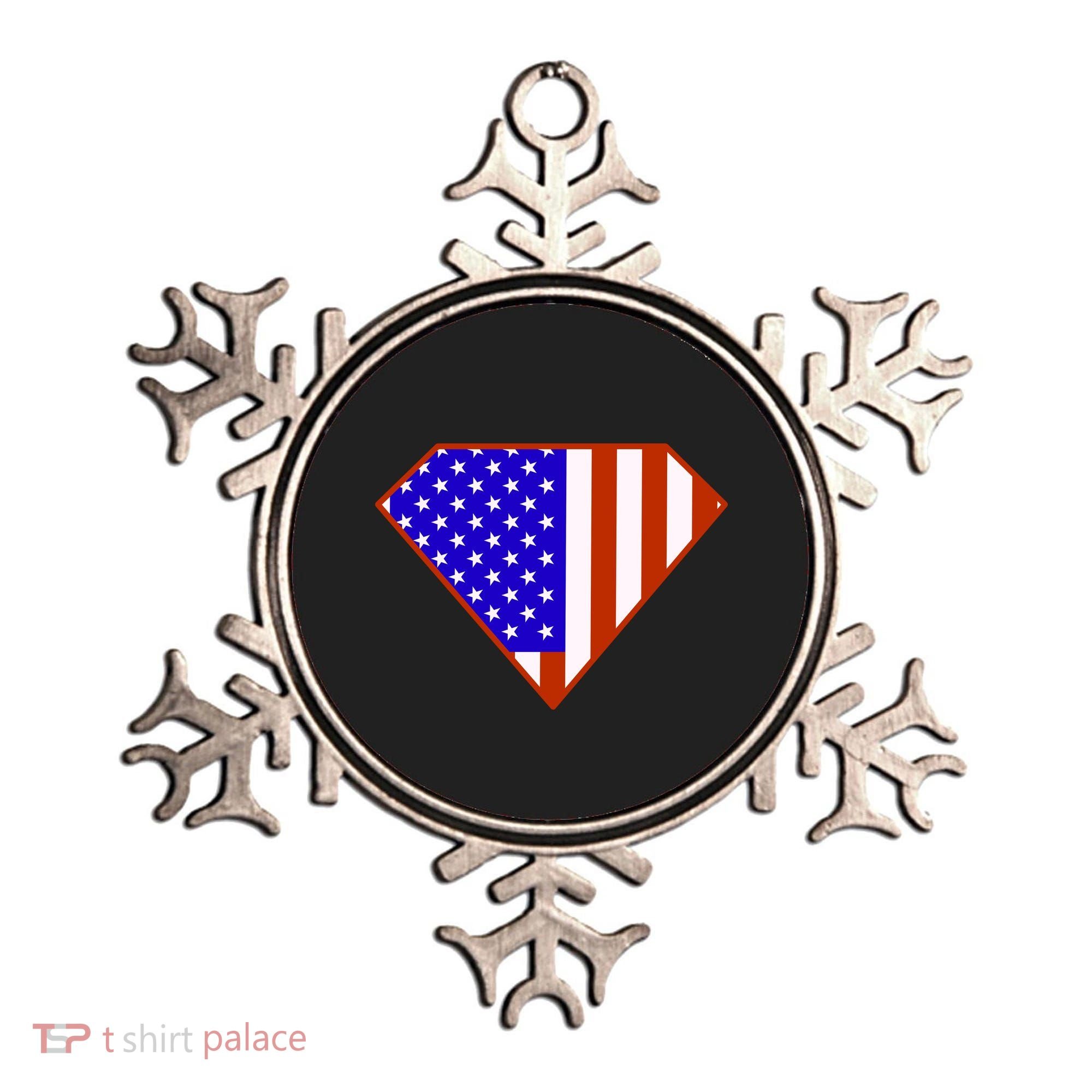 Superhero American Hero Flag Ornament