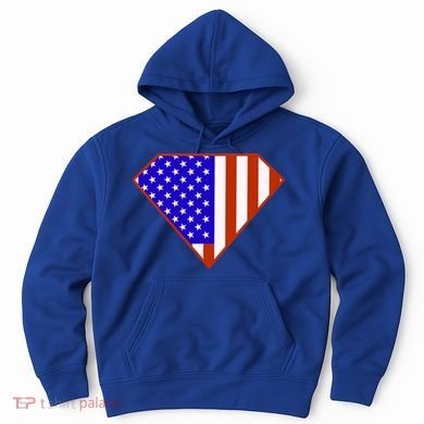 Superhero American Hero Flag Hoodie
