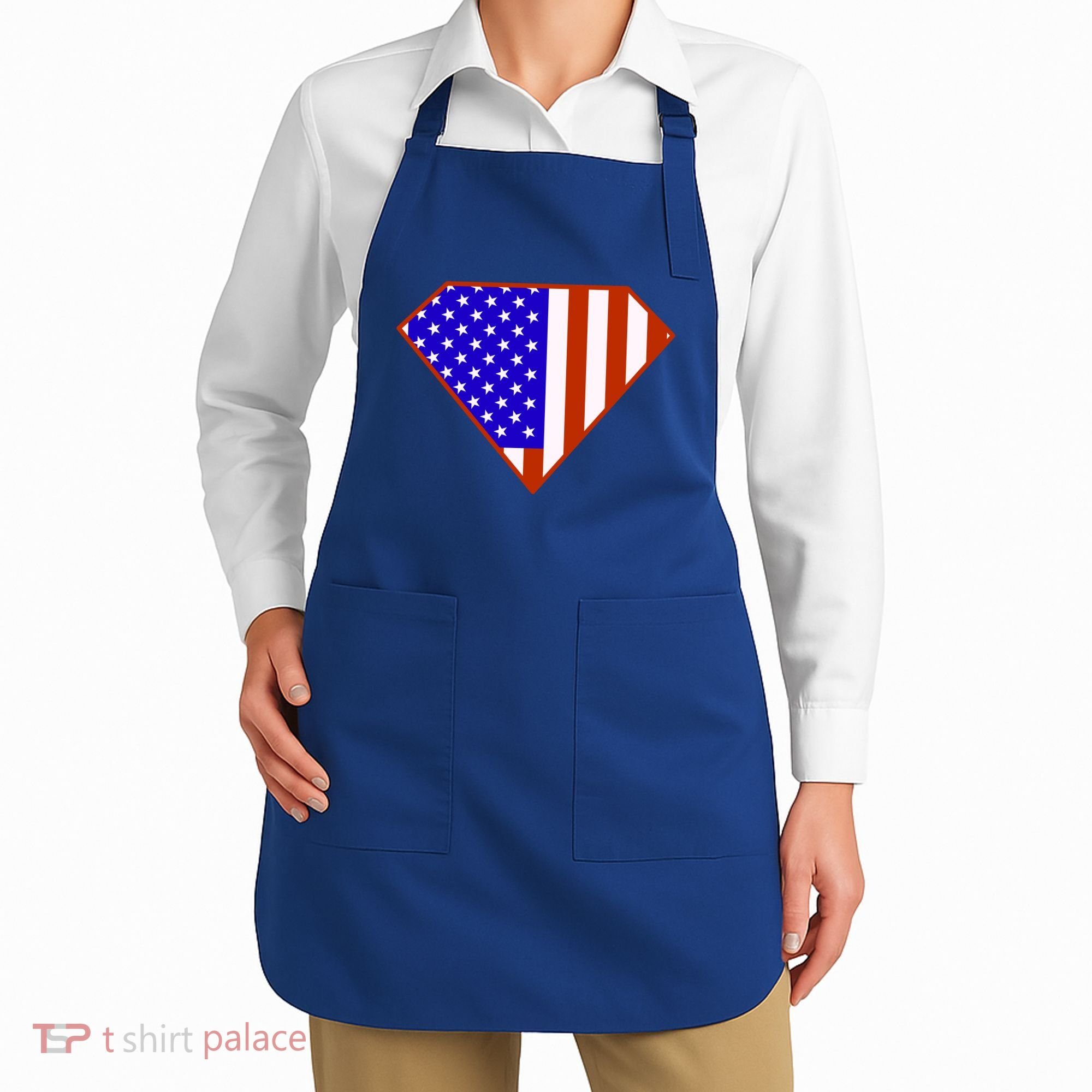 Superhero American Hero Flag Apron