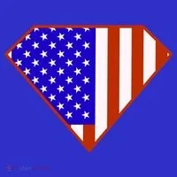 Superhero American Hero Flag Apron thumb 3