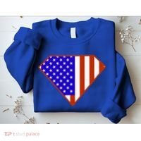 Superhero American Hero Flag Sweatshirt thumb 2