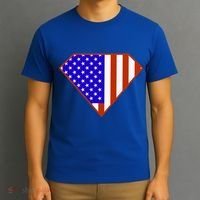 Superhero American Hero Flag T-Shirt thumb 3
