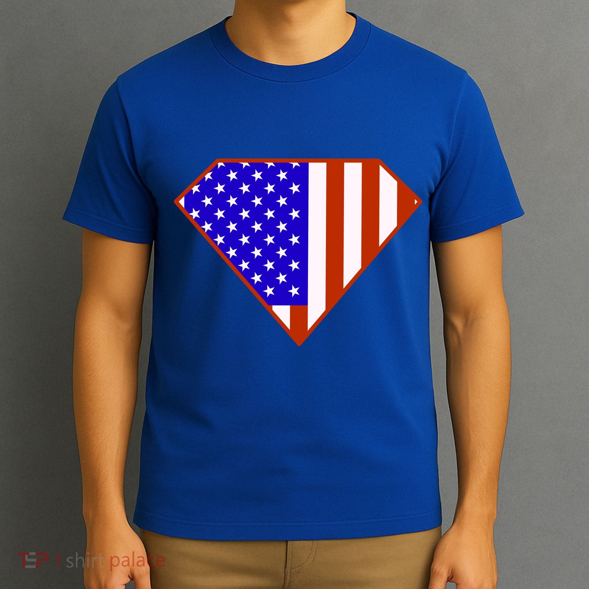 Superhero American Hero Flag T-Shirt