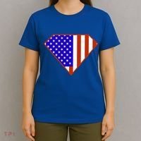 Superhero American Hero Flag T-Shirt thumb 4