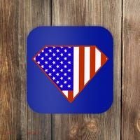 Superhero American Hero Flag Coaster thumb 0
