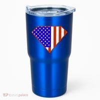 Superhero American Hero Flag Tumbler thumb 0