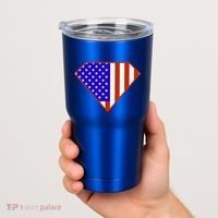 Superhero American Hero Flag Tumbler thumb 2