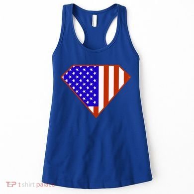 Superhero American Hero Flag Women's Tank Top