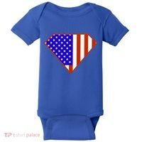 Superhero American Hero Flag Baby Bodysuit thumb 0