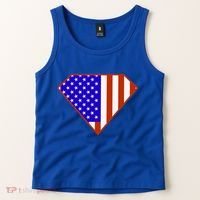 Superhero American Hero Flag Tank Top thumb 2