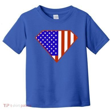 Superhero American Hero Flag Toddler T-Shirt