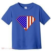 Superhero American Hero Flag Toddler T-Shirt thumb 0