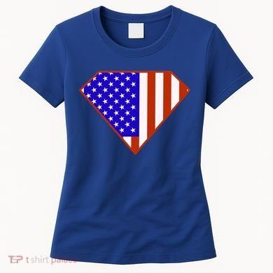Superhero American Hero Flag Women's T-Shirt