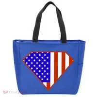 Superhero American Hero Flag Tote Bag thumb 0