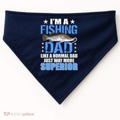 Superior Fishing Dad USA-Made Doggie Bandana
