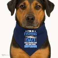 Superior Fishing Dad USA-Made Doggie Bandana thumb 1