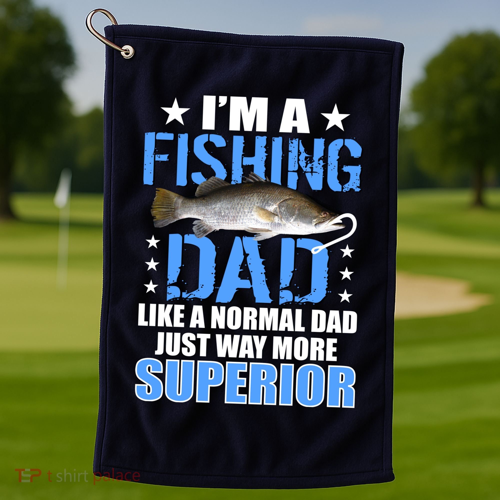 Superior Fishing Dad Golf Towel