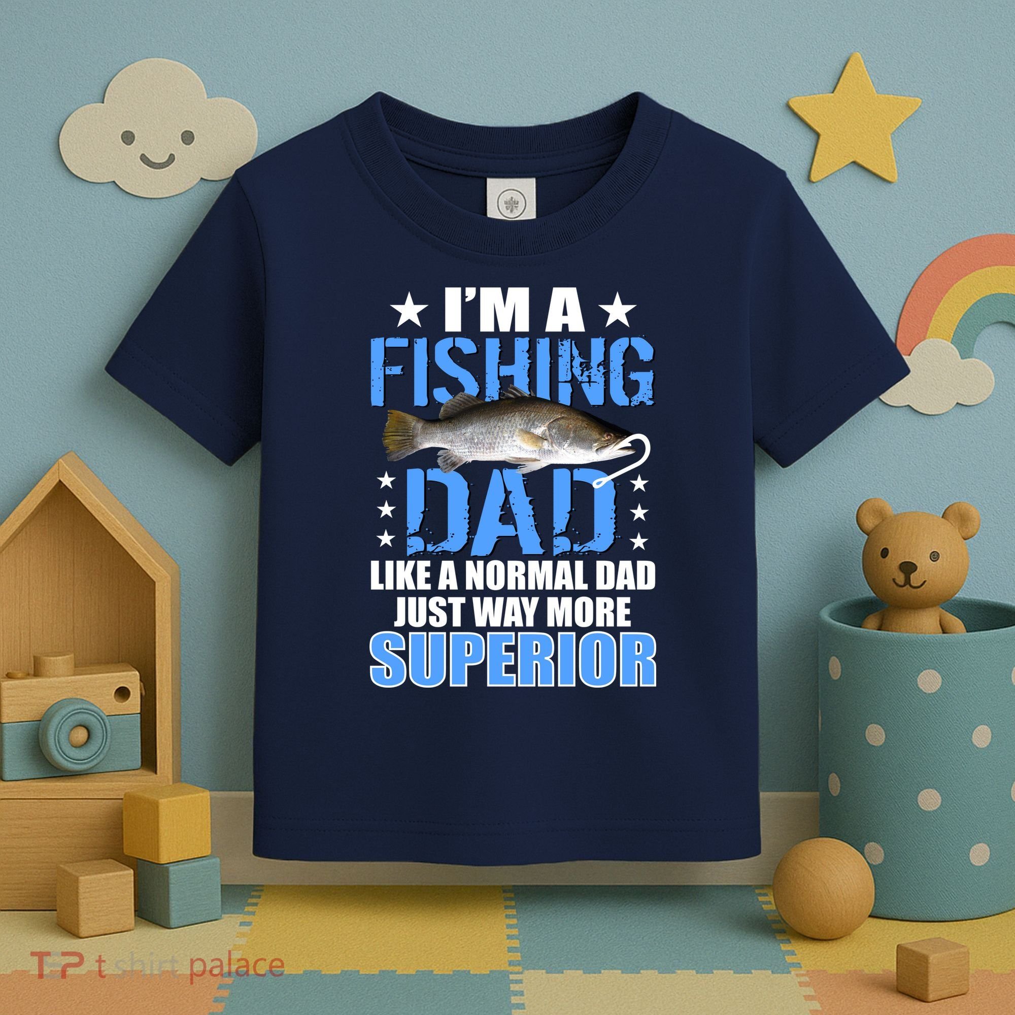 Superior Fishing Dad Toddler T-Shirt