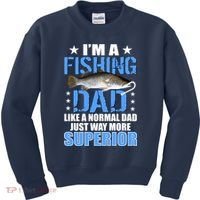 Superior Fishing Dad Kids Sweatshirt thumb 0