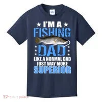 Superior Fishing Dad Kids T-Shirt thumb 0