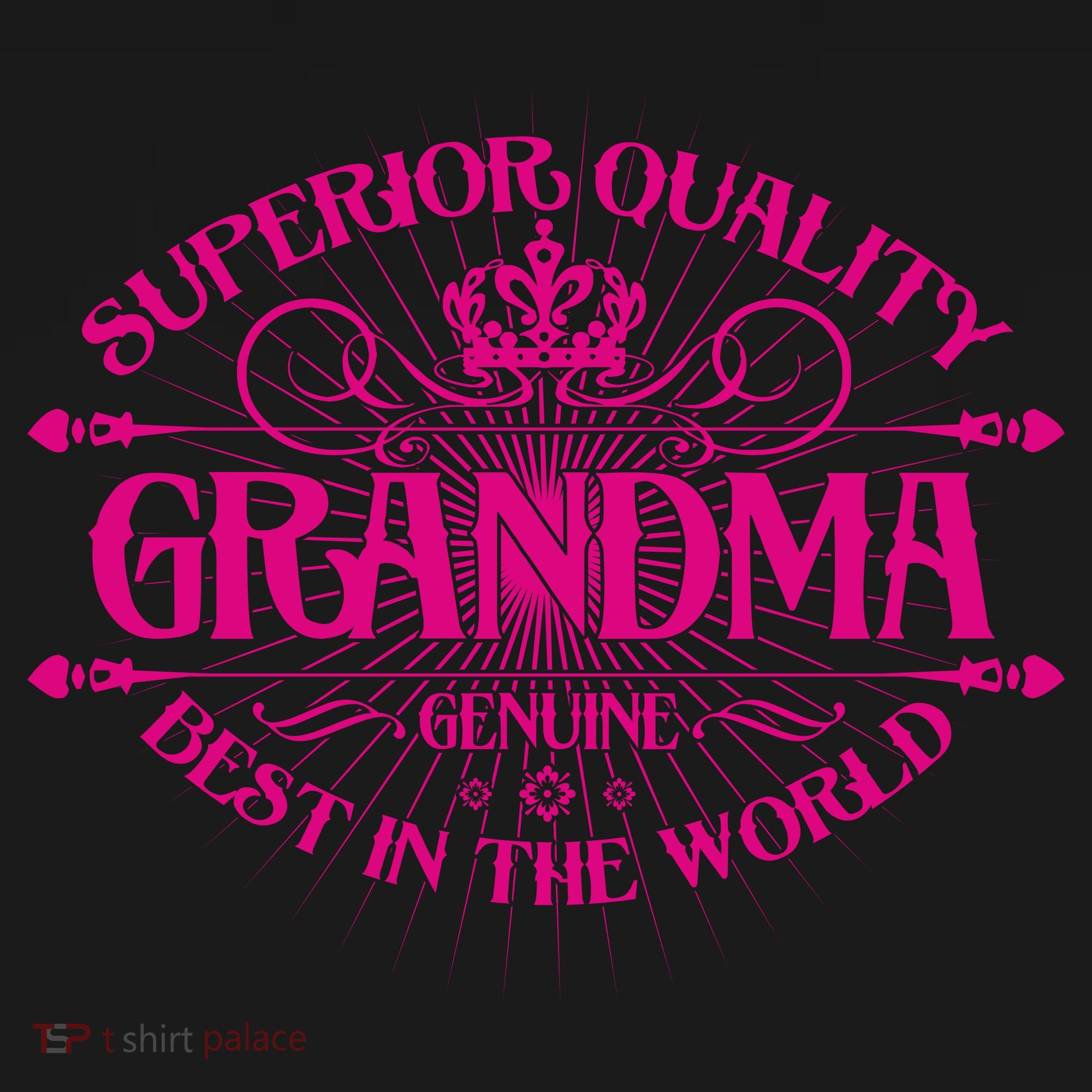 Superior Quality Grandma Best In The World Baby Bodysuit