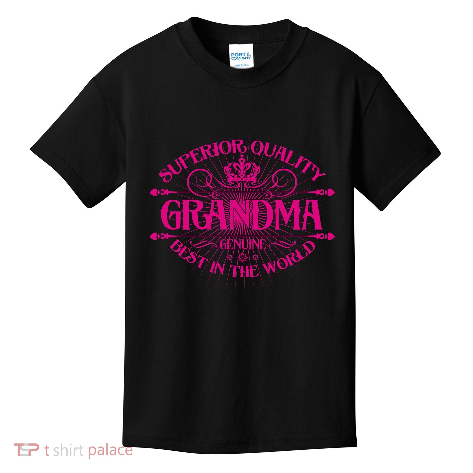 Superior Quality Grandma Best In The World Kids T-Shirt