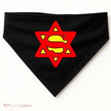 Superjew Super Jew Logo USA-Made Doggie Bandana