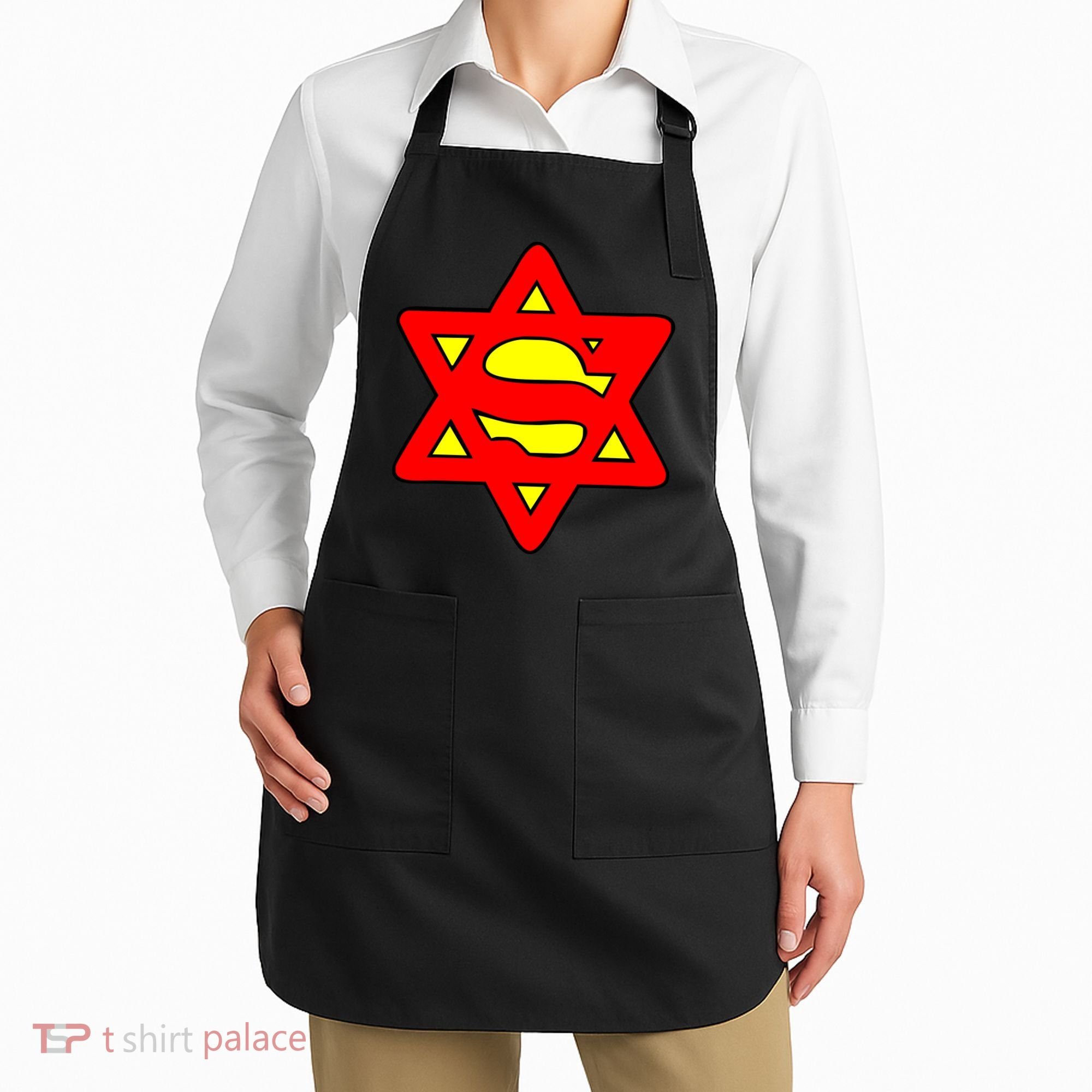 Superjew Super Jew Logo Apron