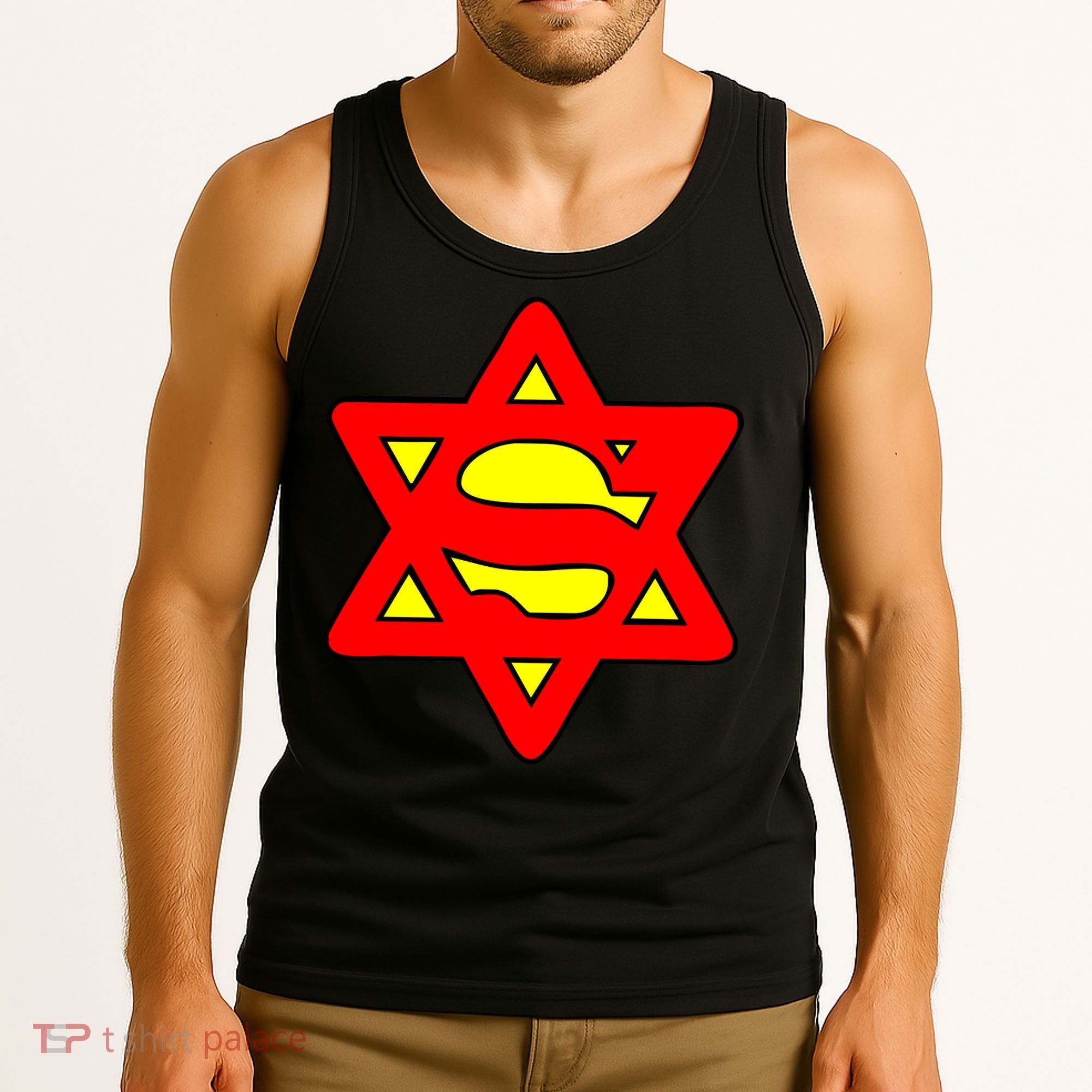 Superjew Super Jew Logo Tank Top