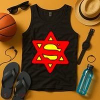 Superjew Super Jew Logo Tank Top thumb 4