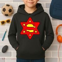 Superjew Super Jew Logo Kids Hoodie thumb 2