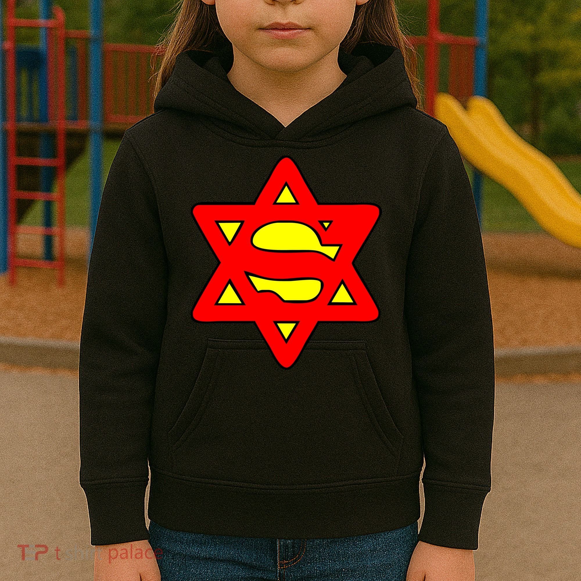 Superjew Super Jew Logo Kids Hoodie
