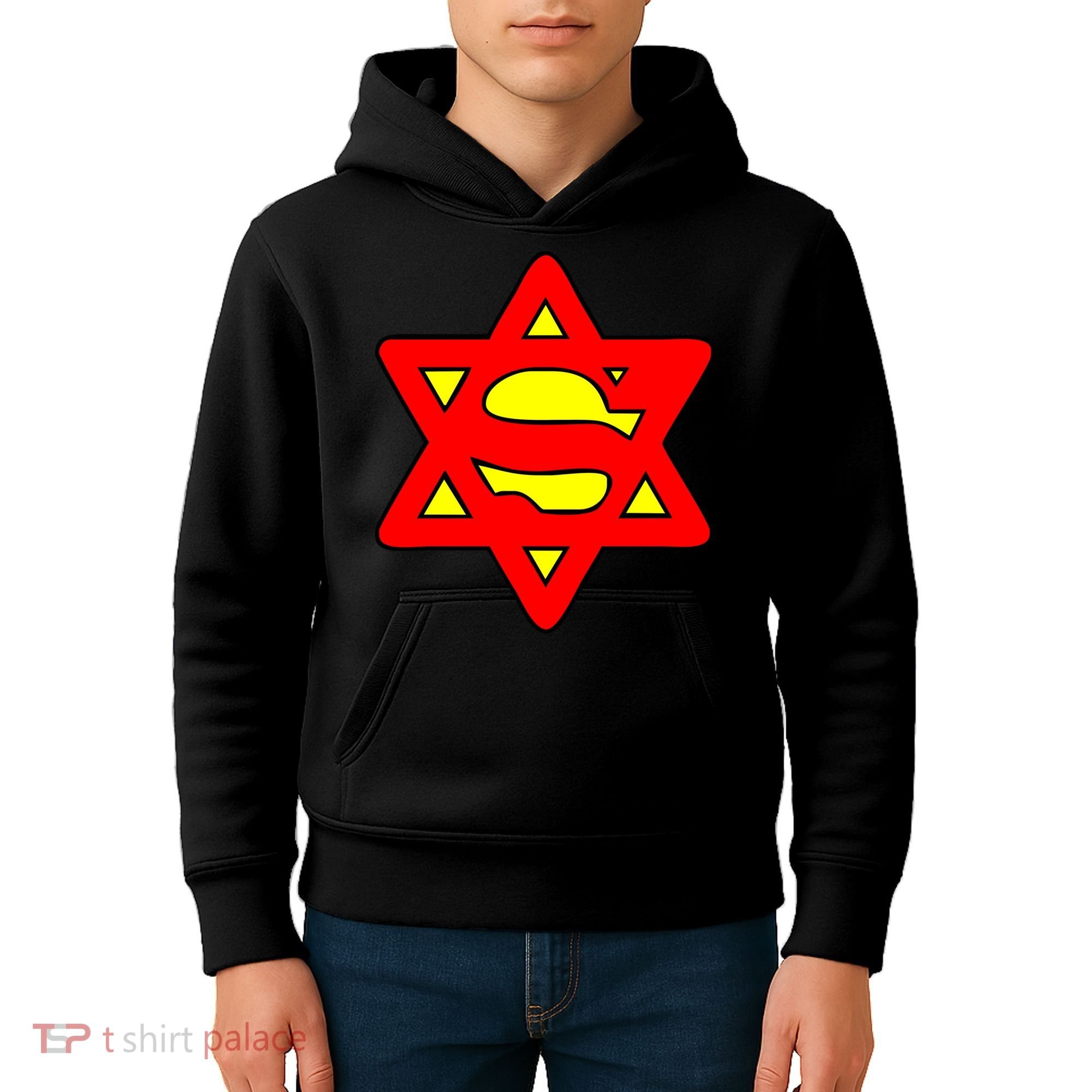 Superjew Super Jew Logo Kids Hoodie