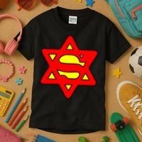 Superjew Super Jew Logo Kids T-Shirt thumb 3