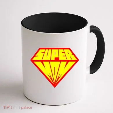 Supermom Super Mom Crest Coffee Mug back