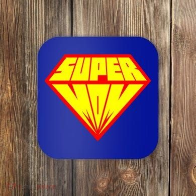 Supermom Super Mom Crest Coaster