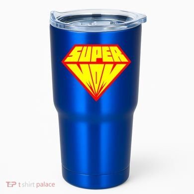 Supermom Super Mom Crest Tumbler