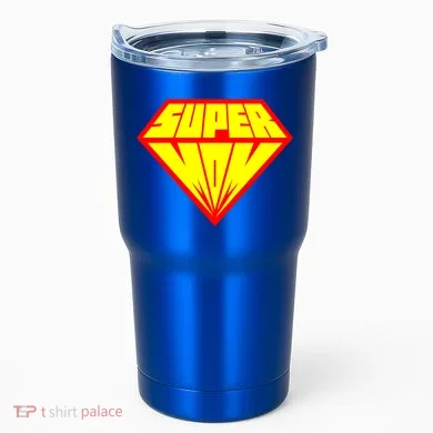 Supermom Super Mom Crest Tumbler