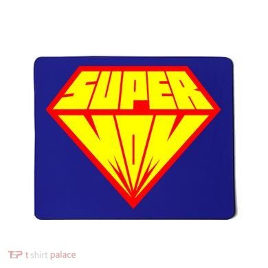 Supermom Super Mom Crest Mousepad