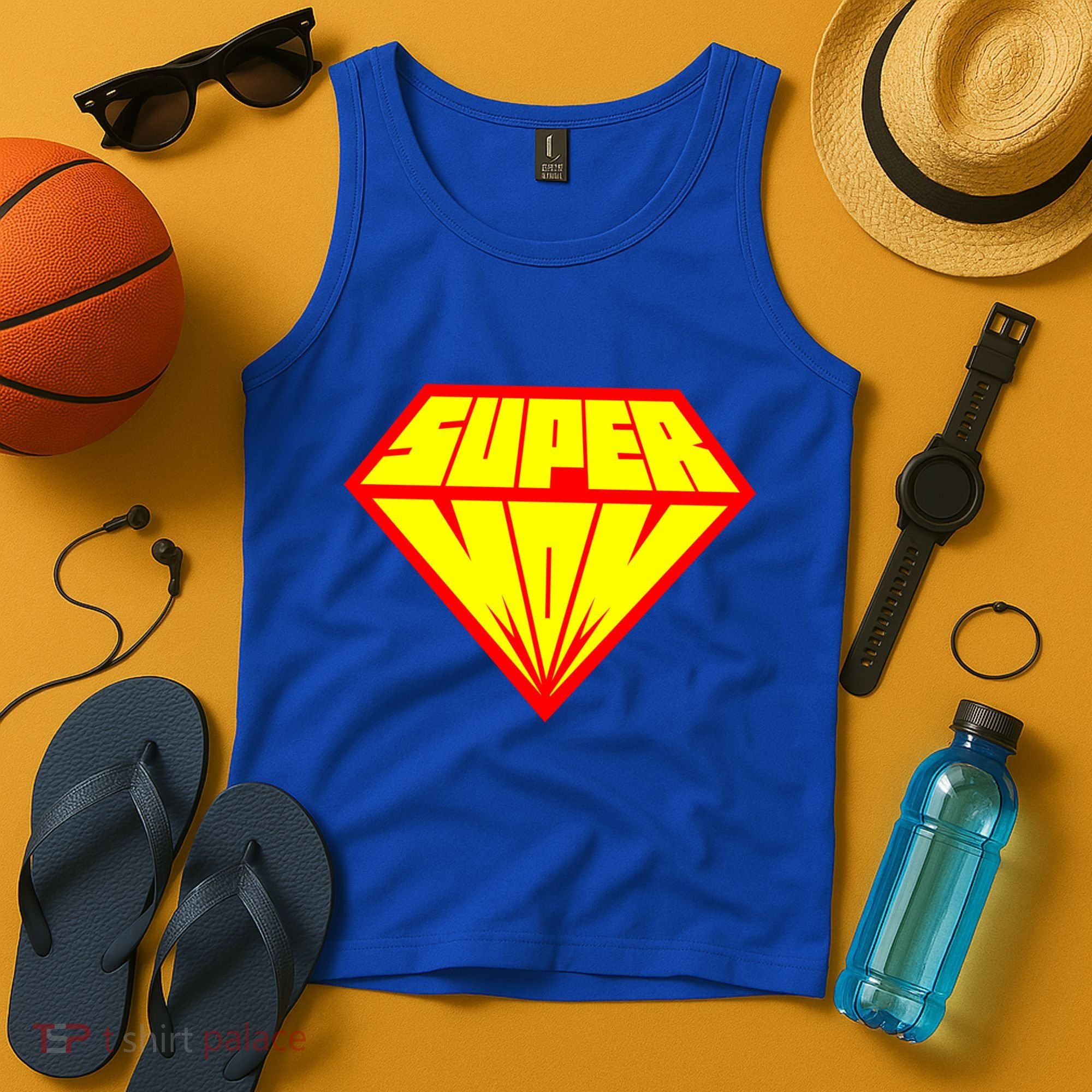 Supermom Super Mom Crest Tank Top